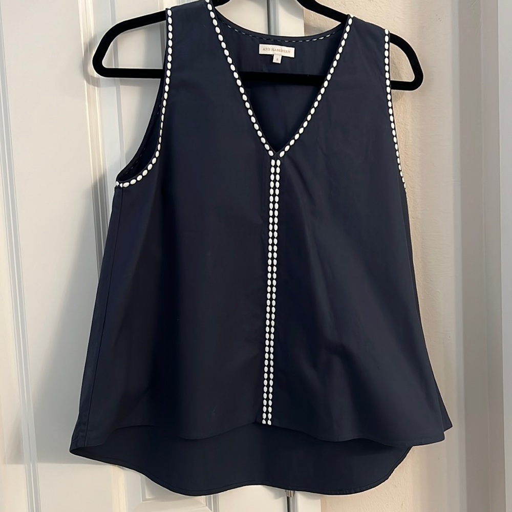 Ann Mashburn Poplin Top